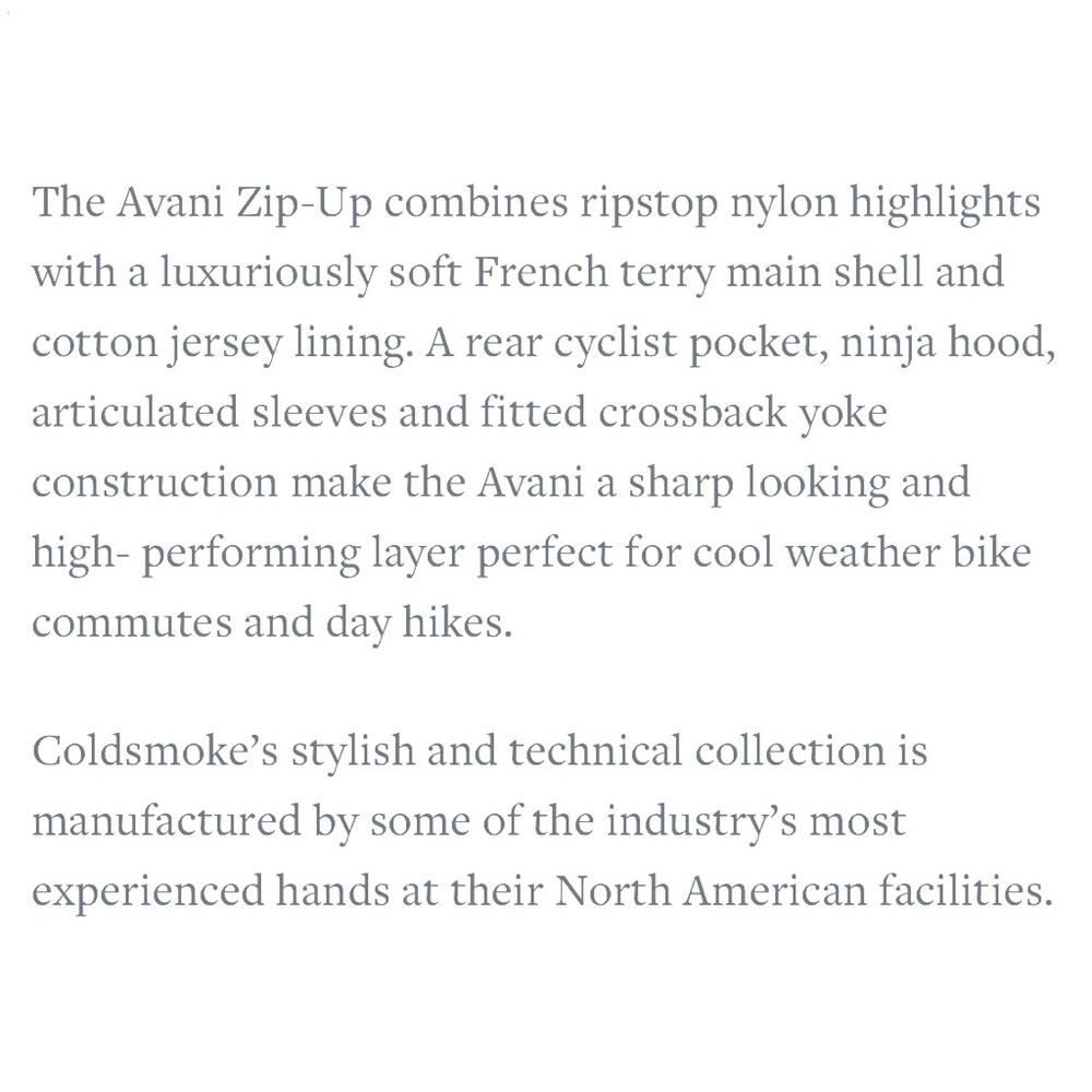 Coldsmoke Avani Zip-Up Heathered Light Gray Cotton Performance Jacket Me… - Picture 14 of 16